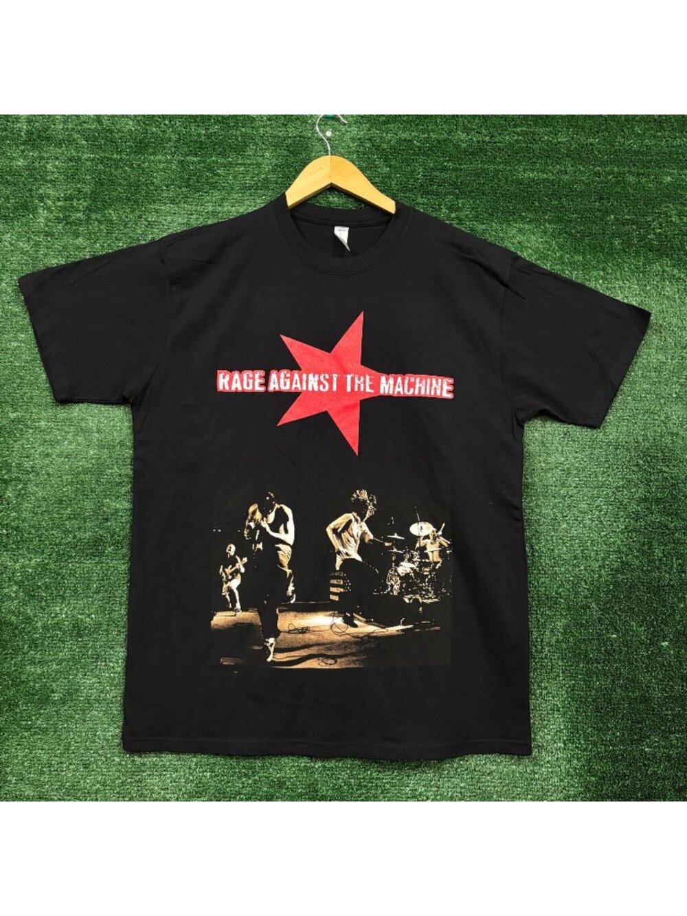 Rage Against the Machine Live & Loud Heavy Metal Band T-Shirt Size Large